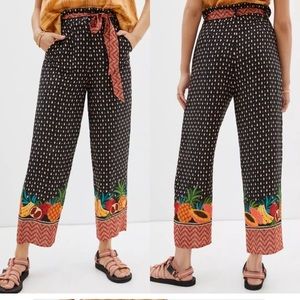 *Anthropologie Farm Rio Tucker Paperbag Pants Size XS